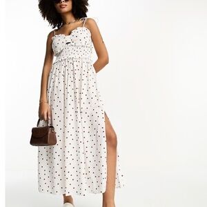 ASOS Polka Dot Maxi Dress